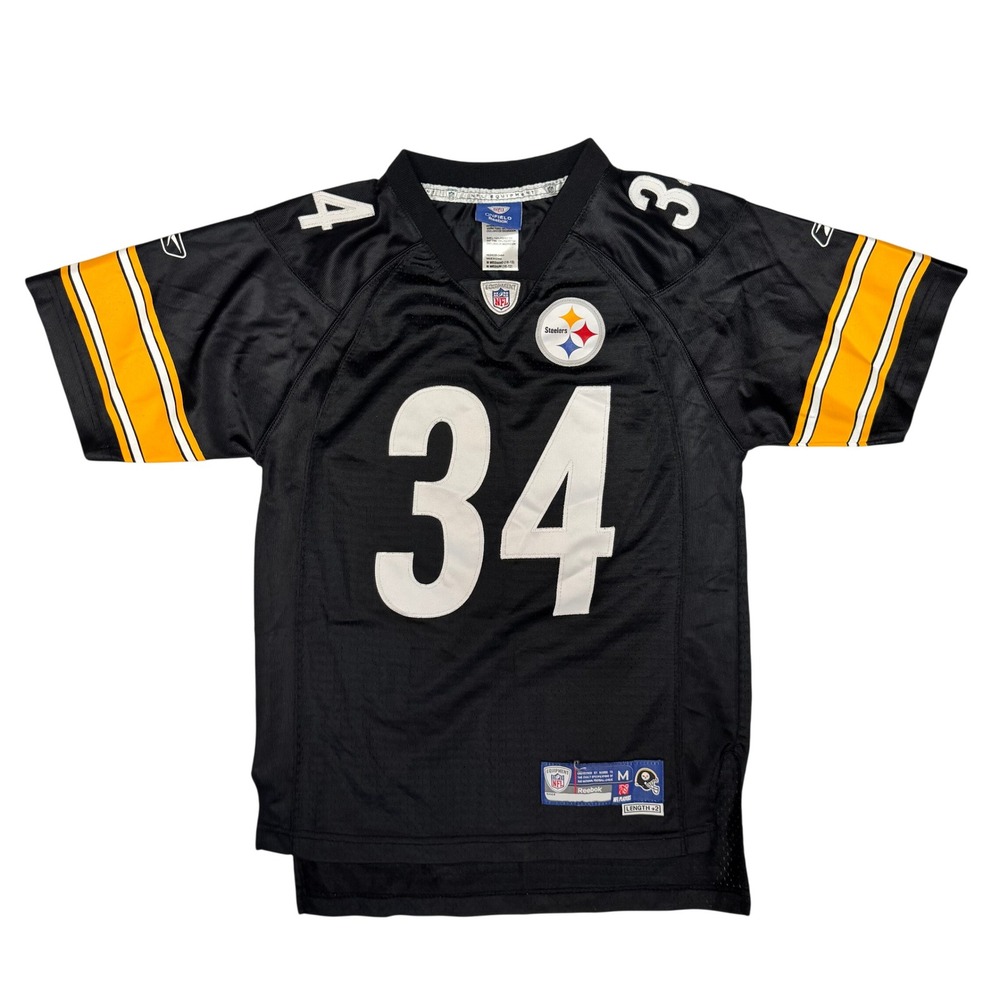 Reebok Pittsburgh Steelers Rashard Mendenhall 34 Jersey Kids Medium 10-12 Black